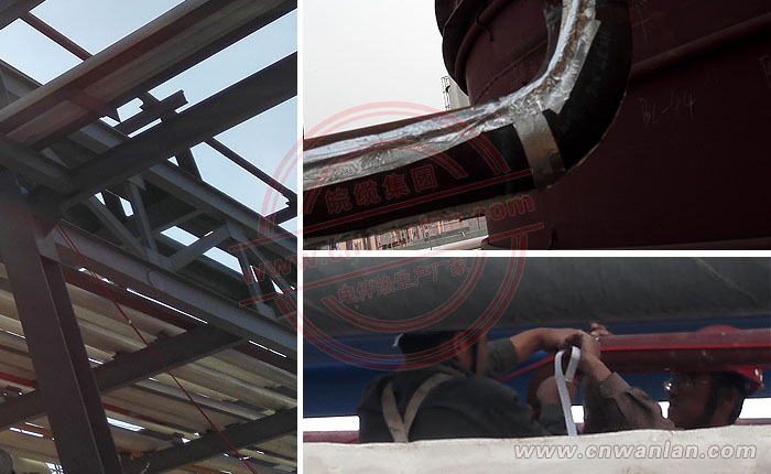 化学工业管道的恒功率电伴热带安装